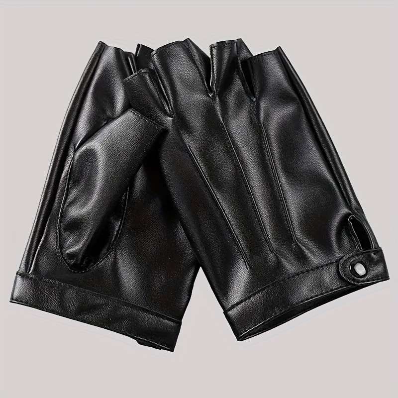 1 Pair Black Outdoor Sports Gloves