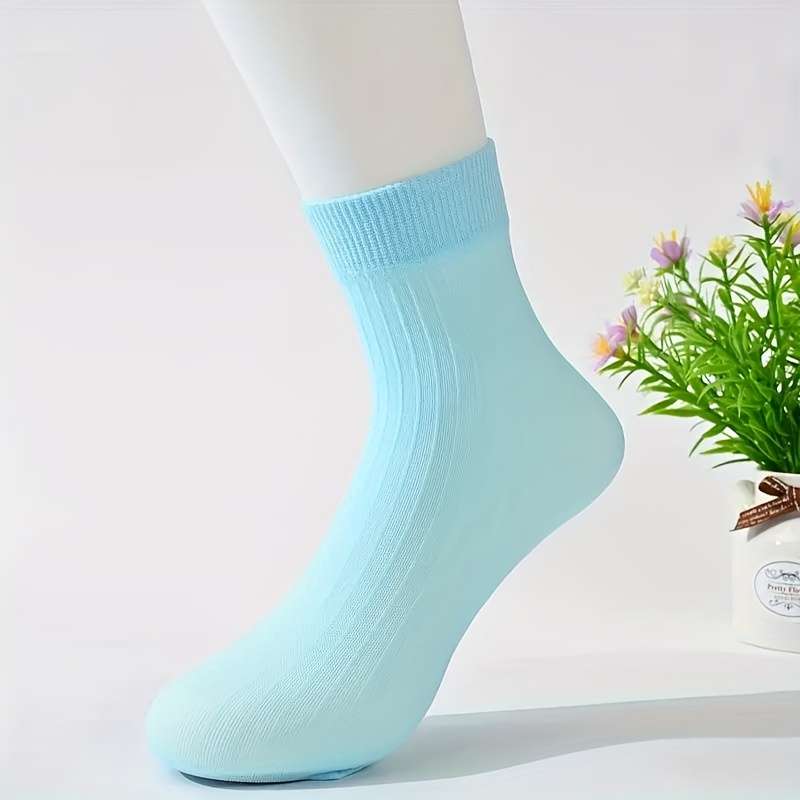 30 Pairs Of Random Colors One Size High Elastic Socks