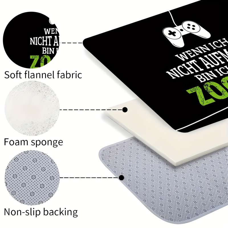 1Pc 23.6x35.4inch 60x90cm Floor Mat