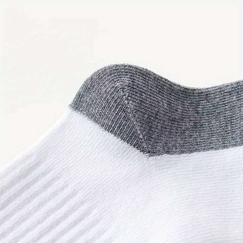 Sock White And Gray 5 Pairs  One Size