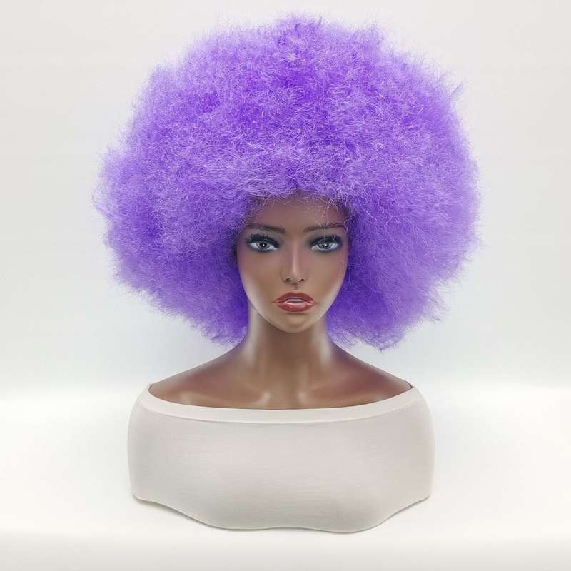 1Pc Purple 30.48cm Fashion Design Wig