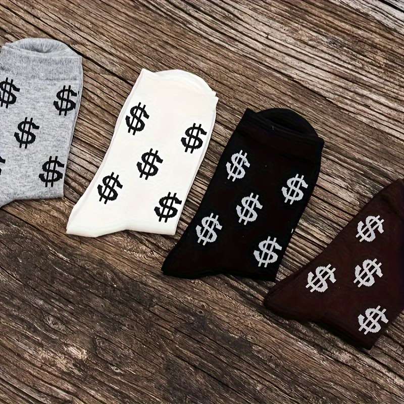 5 Pairs Mixed Color One Size High Elastic Socks