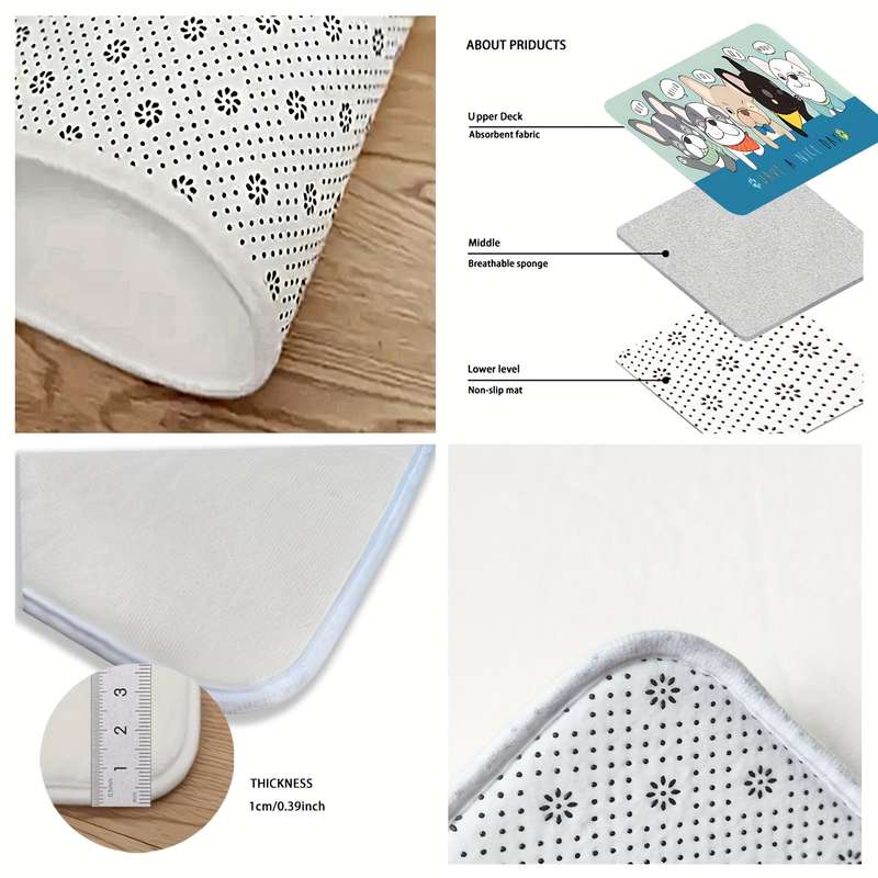 1Pc 16x24inch 40x60cm Floor Mat