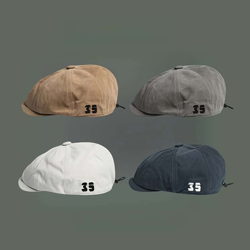 1pc Vintage Literary Japanese Harajuku Style Forward Hat Reverse Wear Hip Hop Street Sophisticated