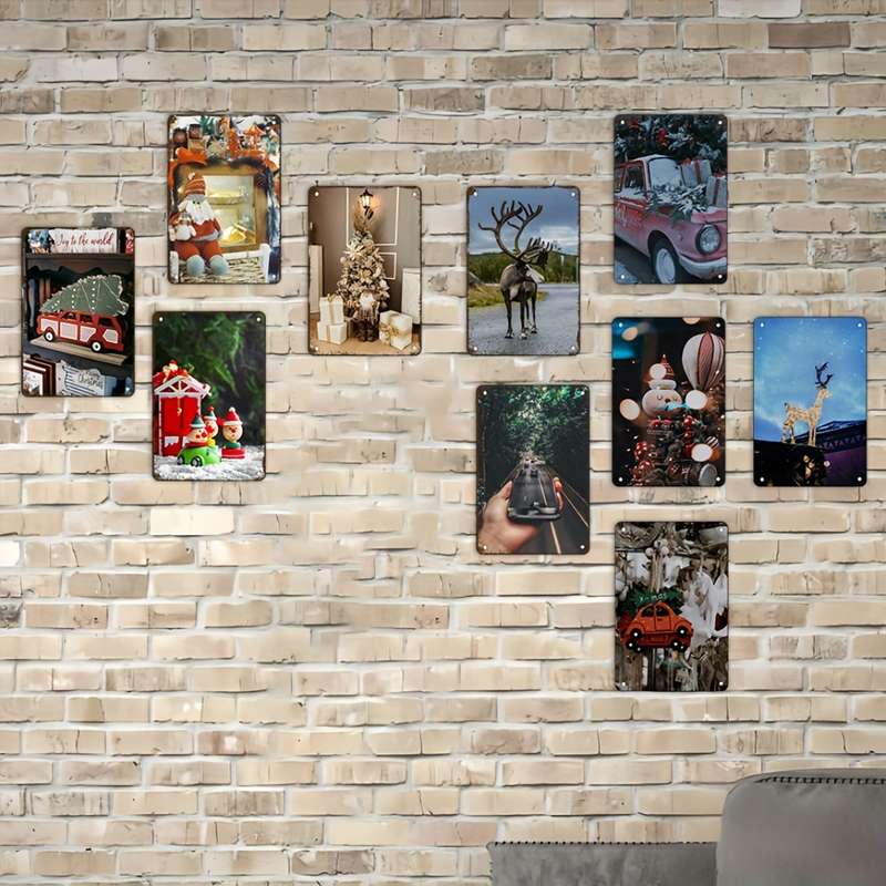 1pc  Police Band Metal Iron Sign Classic Iron Wall Art 19.99x30.0 cm Suitable for Man Cave B