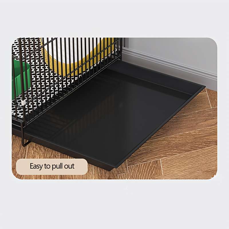 1pc White Footprint Black Version size 50*50cm/19.69*19.69inPet Cage