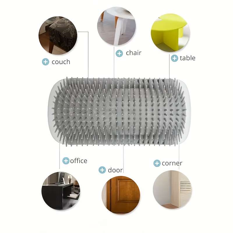 1pc Gray Suit Pet Comb