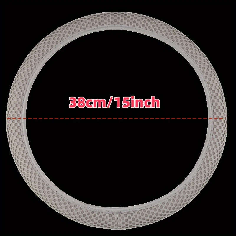 1pc Elastic Steering Wheel Cover for Cars Suitable for All Seasons with Comfort Warm in Winter And C