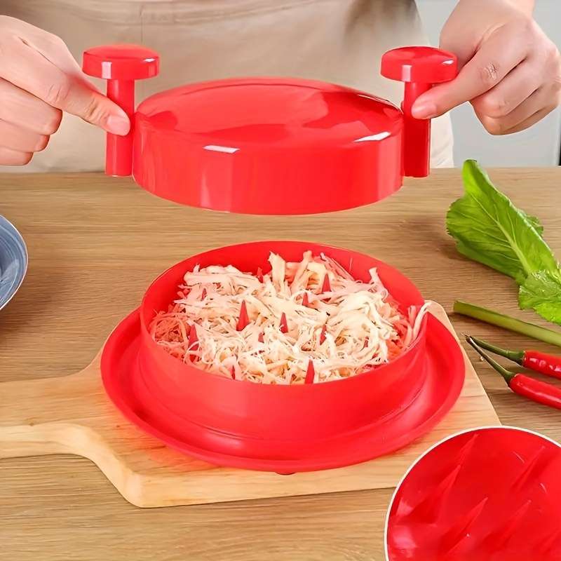 1pc Chicken Shredder Professional Chicken Breast Shredder Tool Twist Transparent Lid Ergono