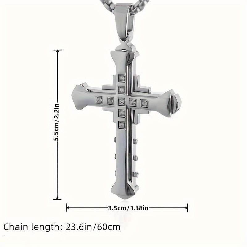 1 Piece Black Jesus Theme Pendant