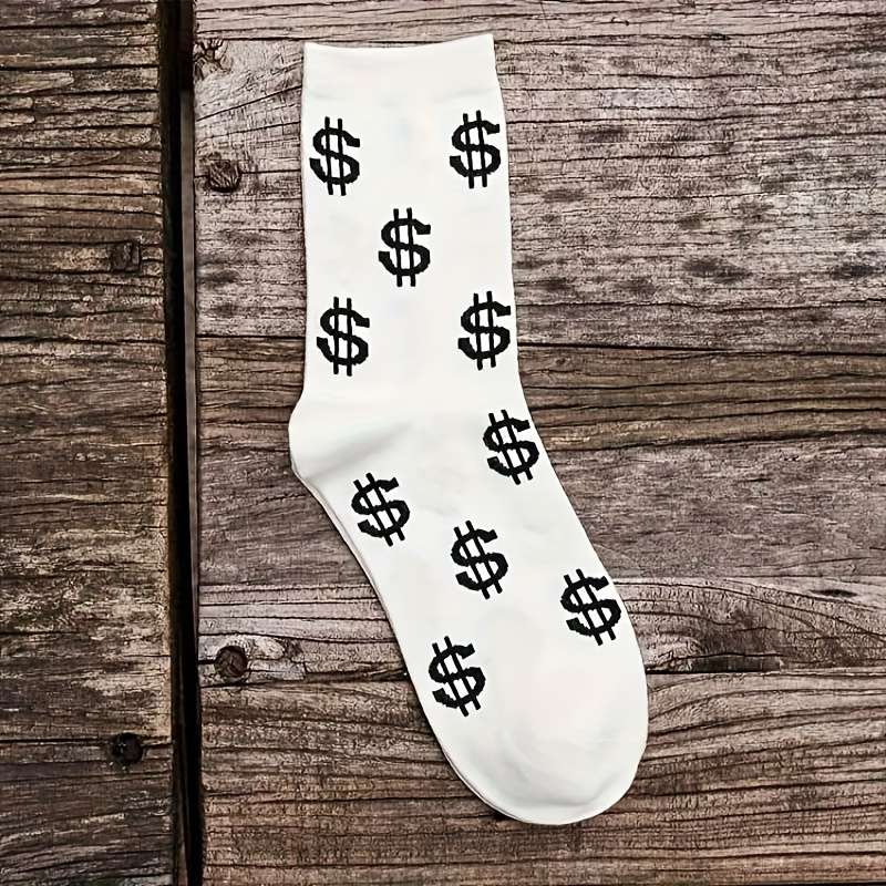 5 Pairs Mixed Color One Size High Elastic Socks