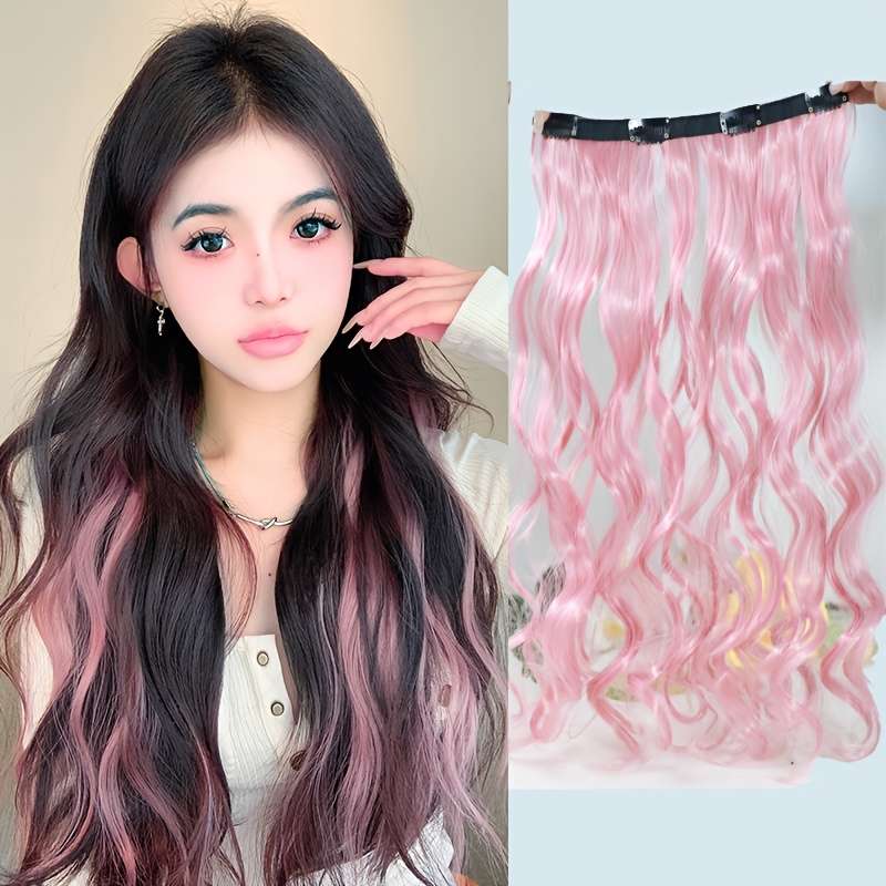 1Pc Cherry Blossom Powder 55.88cm Fashion Design Wig