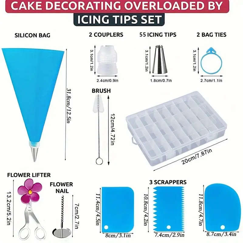 116-Piece Cake Decorating Baking Tool Set