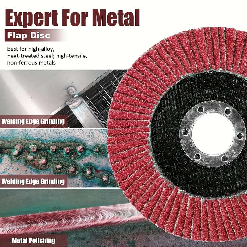 10 Pcs 4" Abrasive Grinding Discs