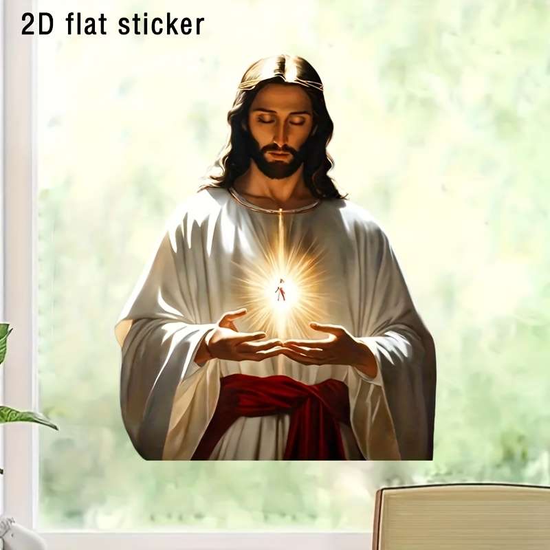 1pc  Jesus Christian Themed Stickers