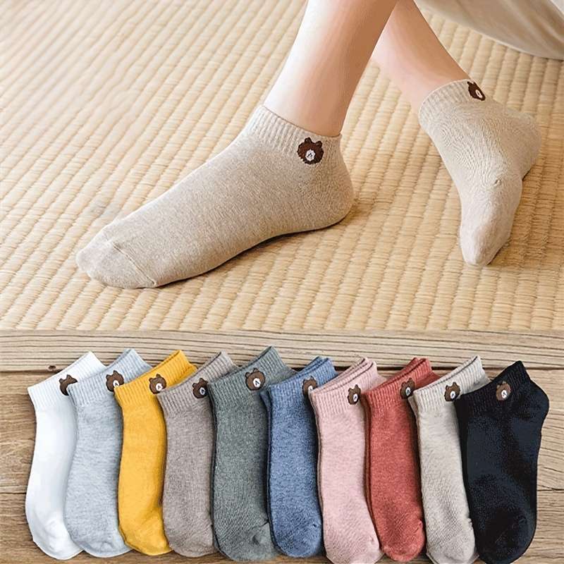 Sock 10 Pairs Of Mixed Colors  One Size