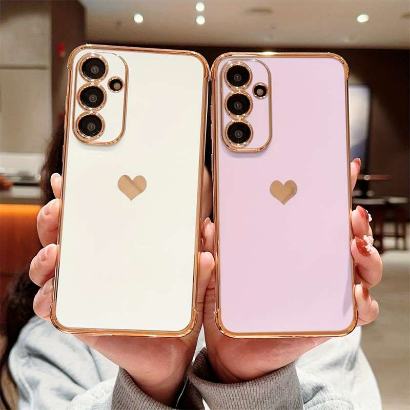 1Ps Pink Red For Samsung Galaxy A55 5G Phone Cases