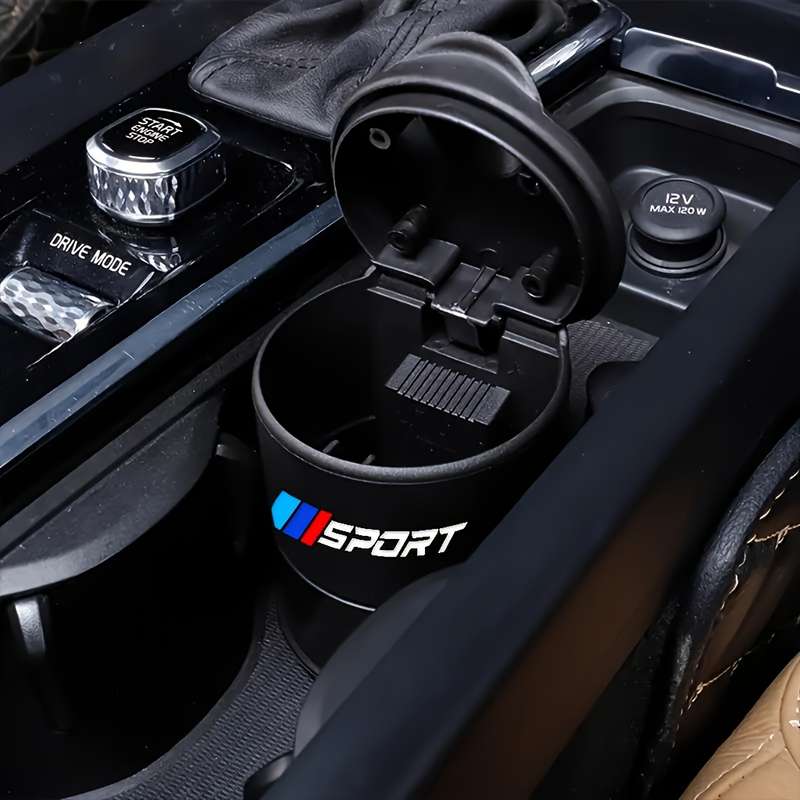 1pc One Portable Universal Car Ashtray Designed for BMW Models 1 3 5 7 And X5 Featuring High T