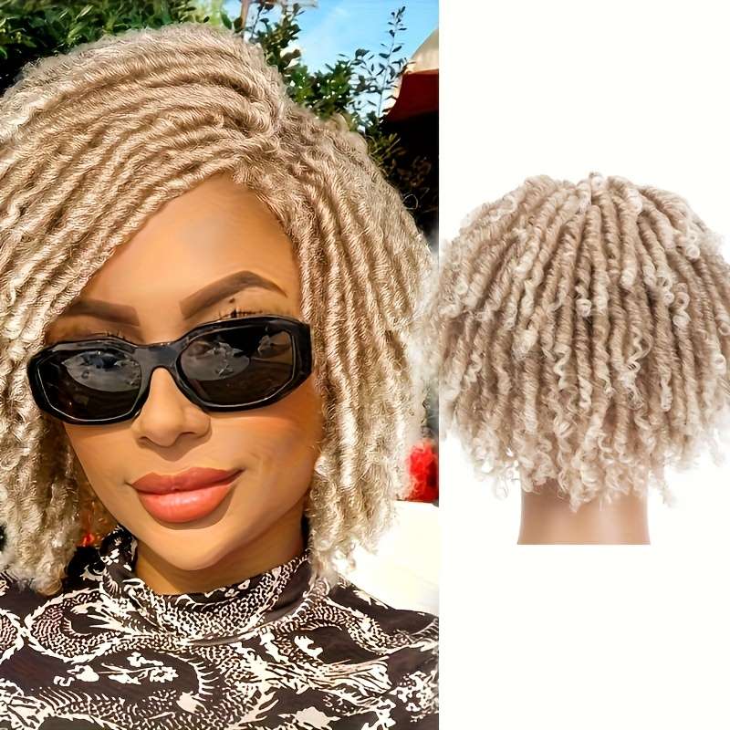 1Pc Blonde 15.24cm Fashion Design Wig