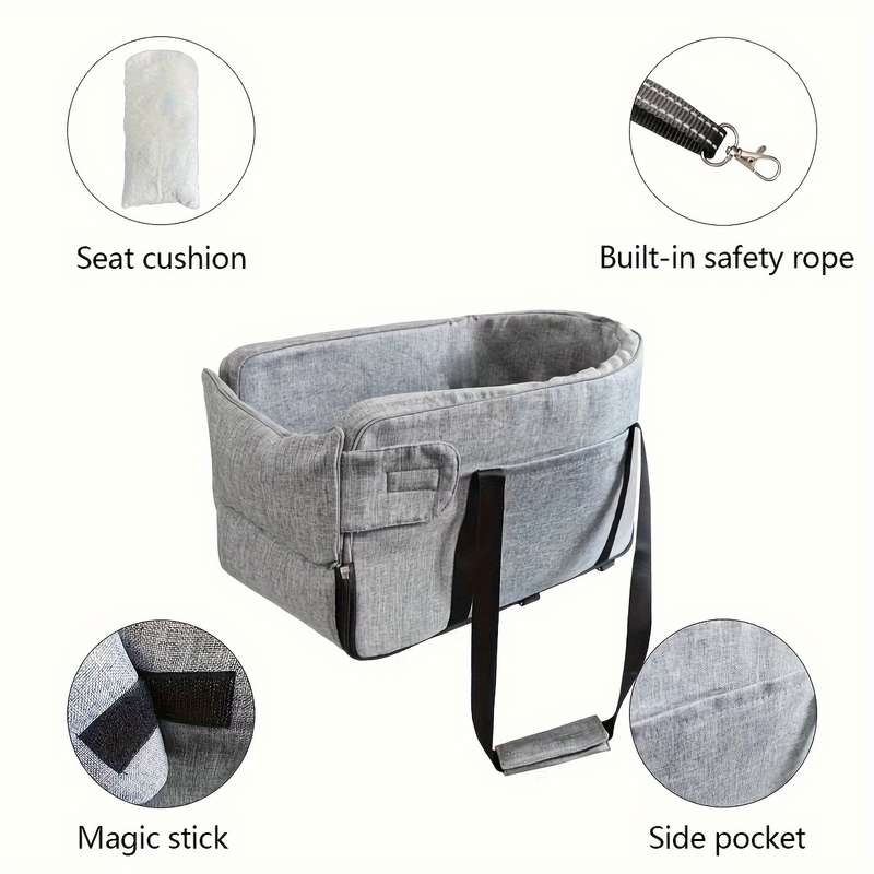 1pc Dark Gray Pet Bag