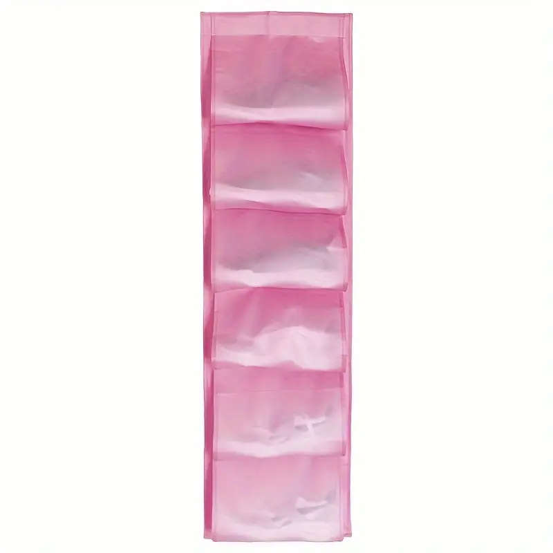 12-Compartment Foldable Dustproof Hanging Shoe Storage Bag