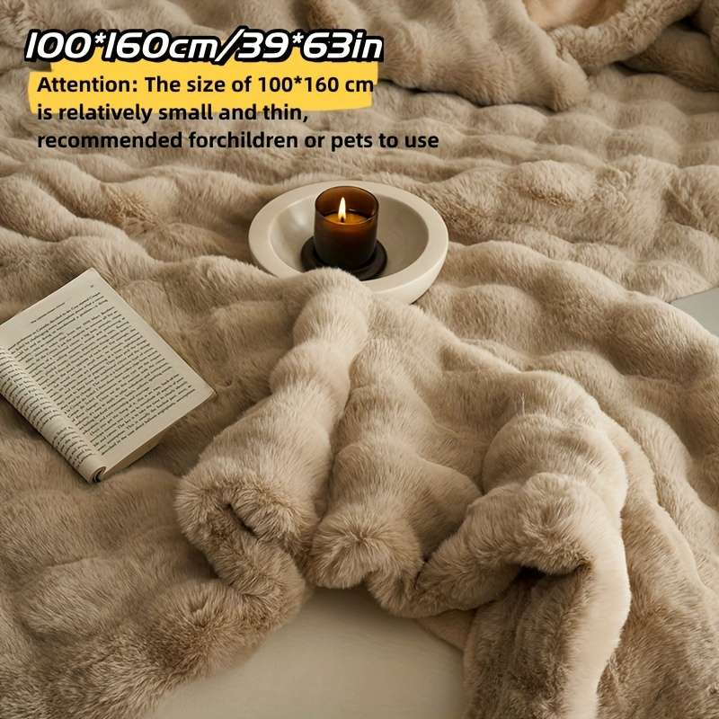 1ps Blanket Color Pink White Edge size 180x200cm