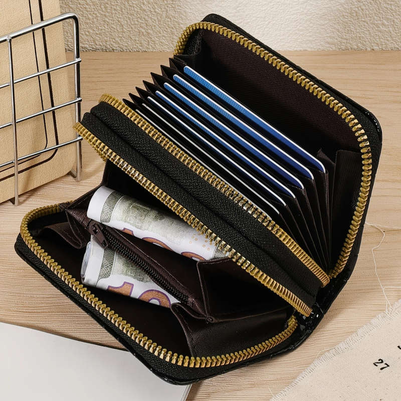 Fashionable Cute Cat Print Women's Short Wallet