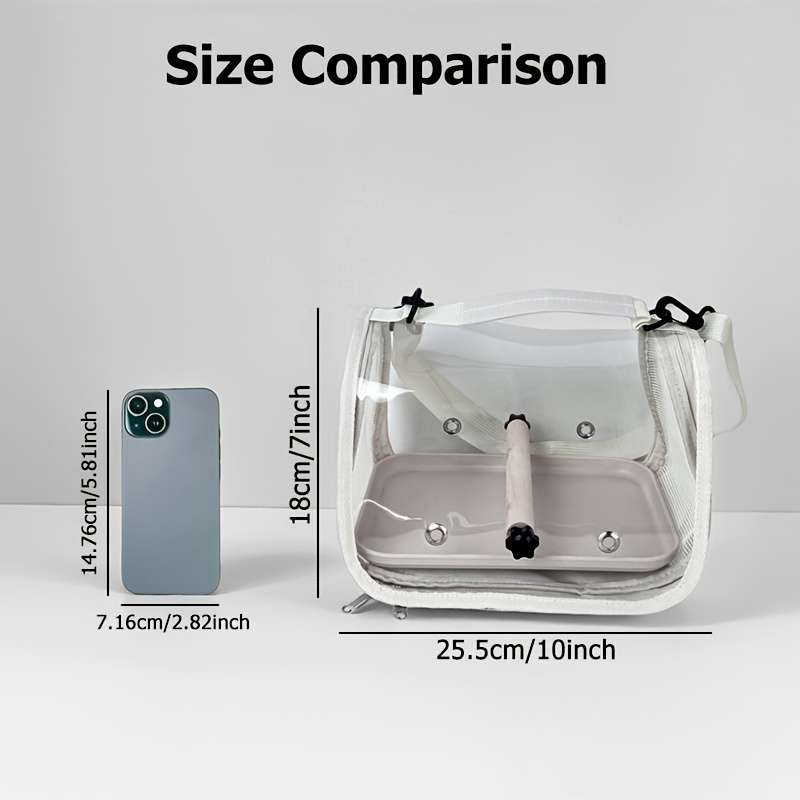 1pc Gray Pet Bag