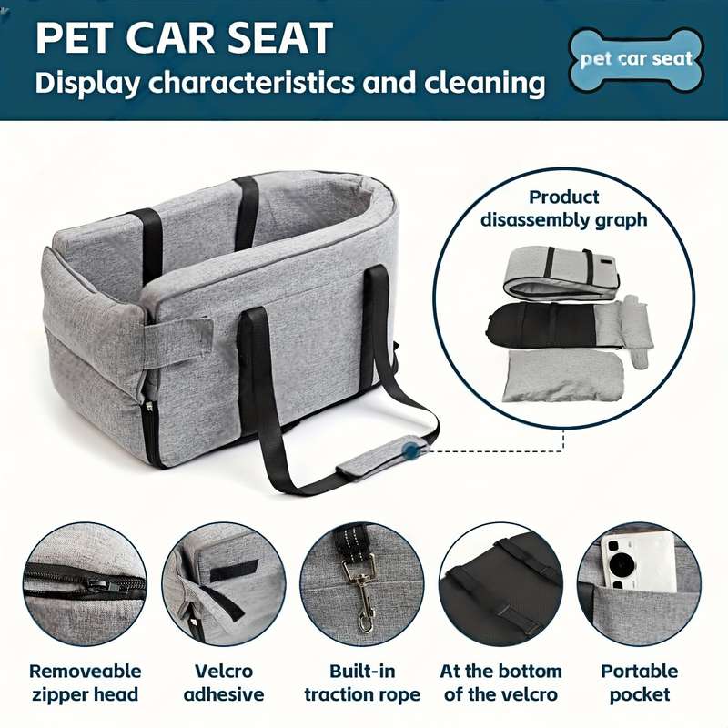 1pc grey Pet Bag