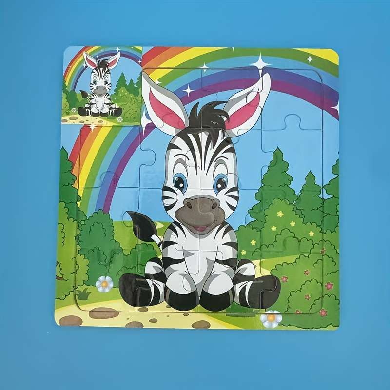 1pc Wooden Animal Giraffe Puzzle an Educational And Brain-Teasing Toy Perfect for H