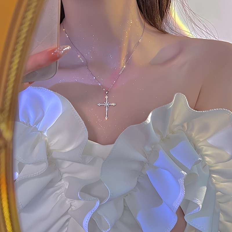 1 Piece Silvery Jesus Theme Pendant
