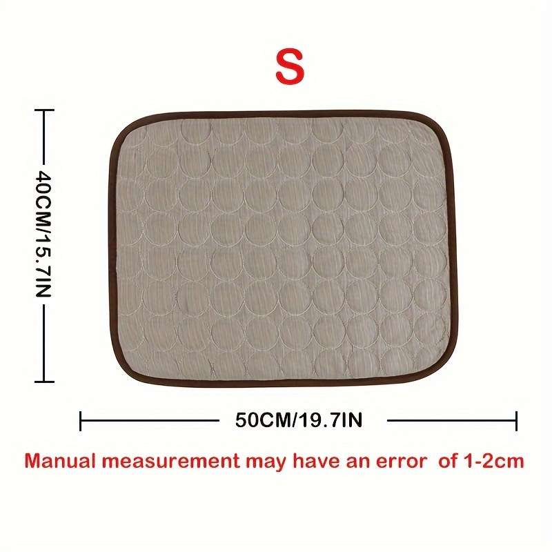 1piece Gray Viscose Mat Cooling Pad