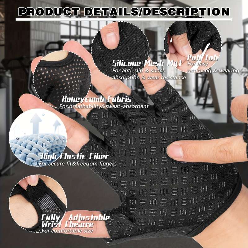 1 Pair Pink Size S Outdoor Sports Gloves