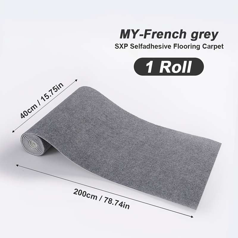 1Pc Light Gray 40x200cm Floor Mat