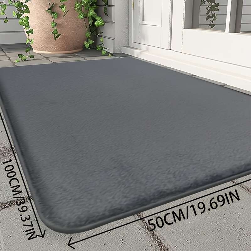 1Pc Dark Gray 40x120cm Floor Mat