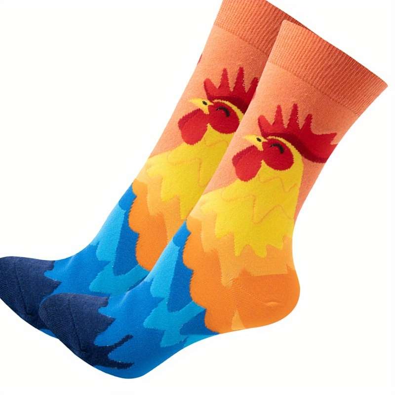 1 Pair Mixed Color One Size Socks