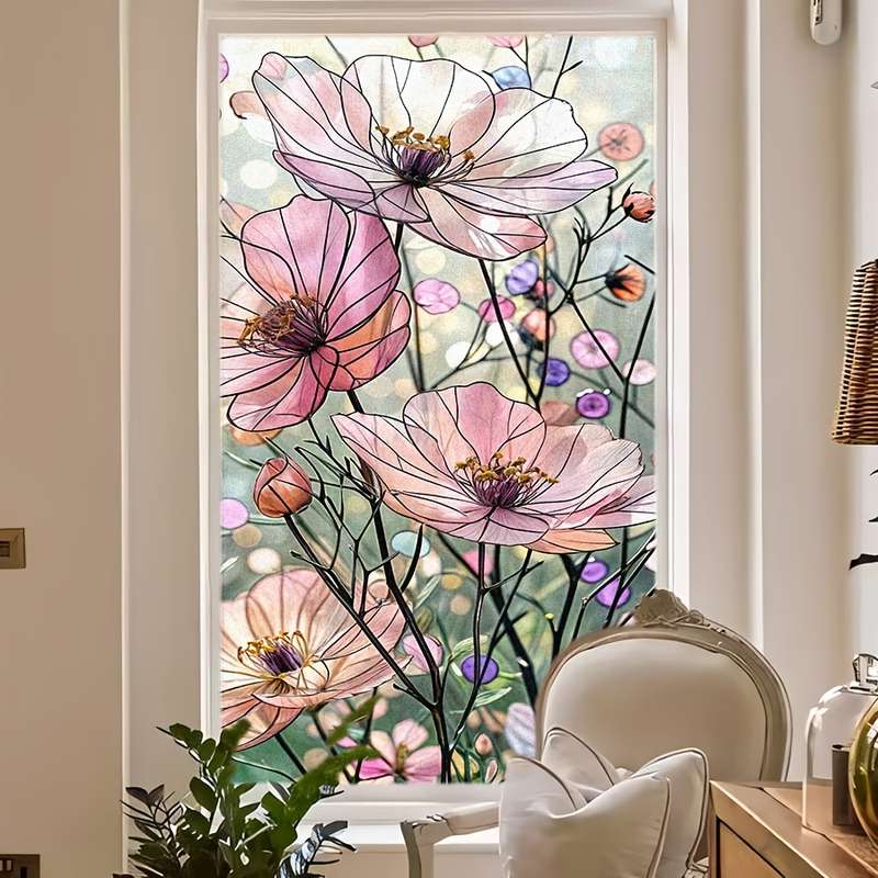 1pc Colorful Door Window Sticker