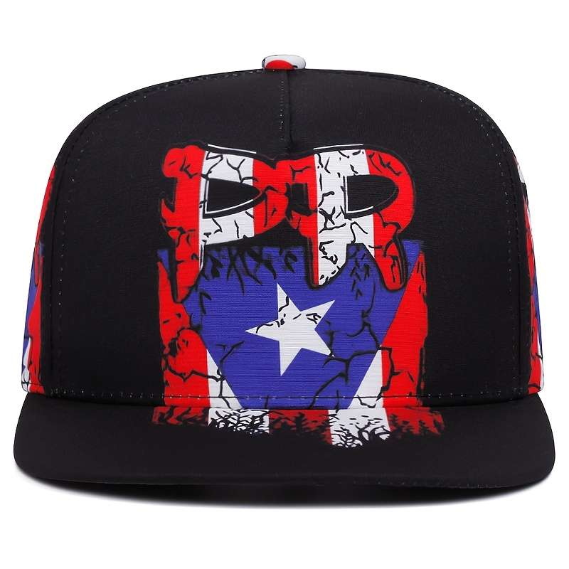 1pc High-Quality Alphabet Series Printing Flat Edge Hat Men Fashion Hip Hop Adjustable Outdoor Spor