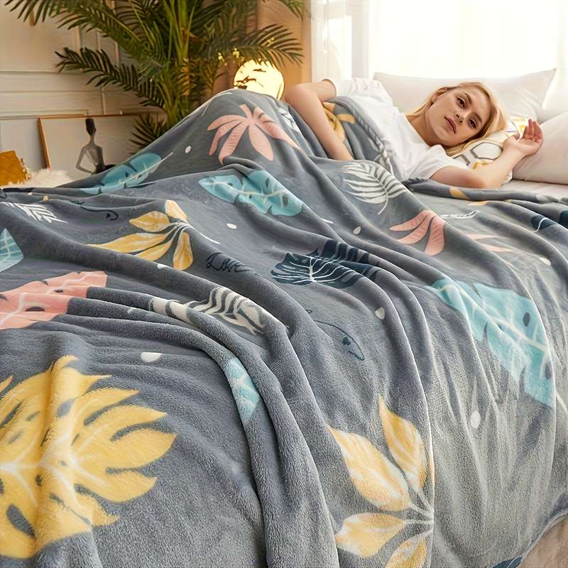 1ps Blanket Color Elk Forest size 200.0x230.0cm