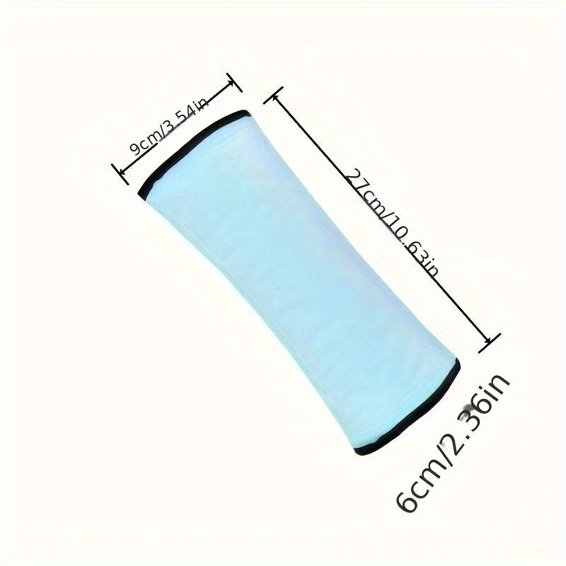 1pc Child Safety Seat Shoulder Protector Anti-Pressure Head Neck Pillow Soft Velvet Cushion Car Seat