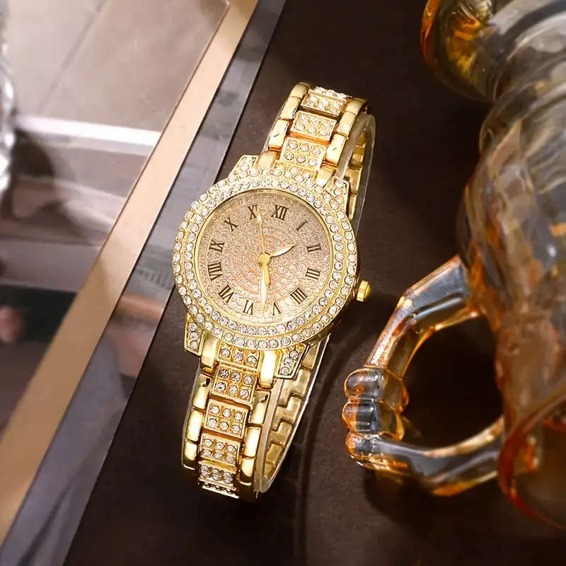 6 Piece Accessory Set - Quartz Women's Watch and Jewelry Set
