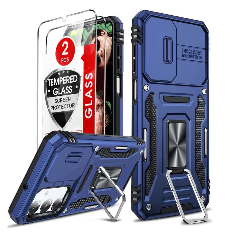 1pc Blue For Samsung Galaxy S24 FE Phone Cases