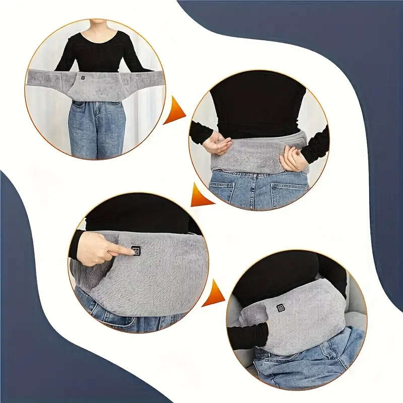 Glow Warmth, USB-Powered Portable Waist & Hand Warmer - Perfect Christmas Gift for Women, Ideal for