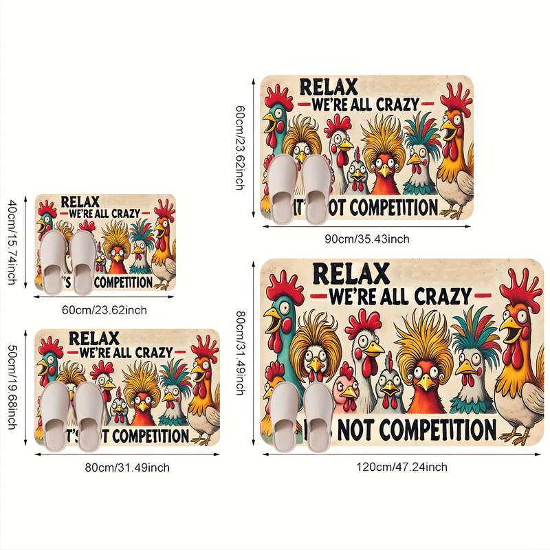 1Pc 15.7x23.6inch 40x60cm Floor Mat