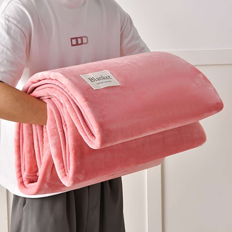 1ps Blanket Color Light Grey size 70x100