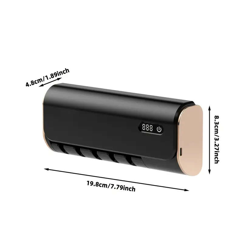 5-Slot Smart Toothbrush Holder with Touch-Start, Air-Dry Function, 24-Hour Intelligent Battery Life