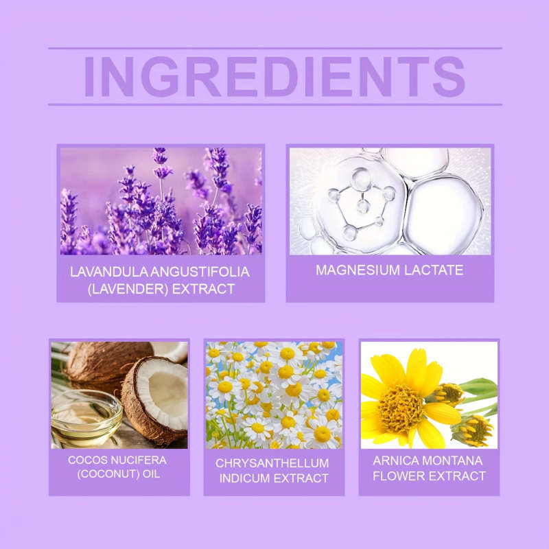 32pcs Lavender Magnesium Night Patches