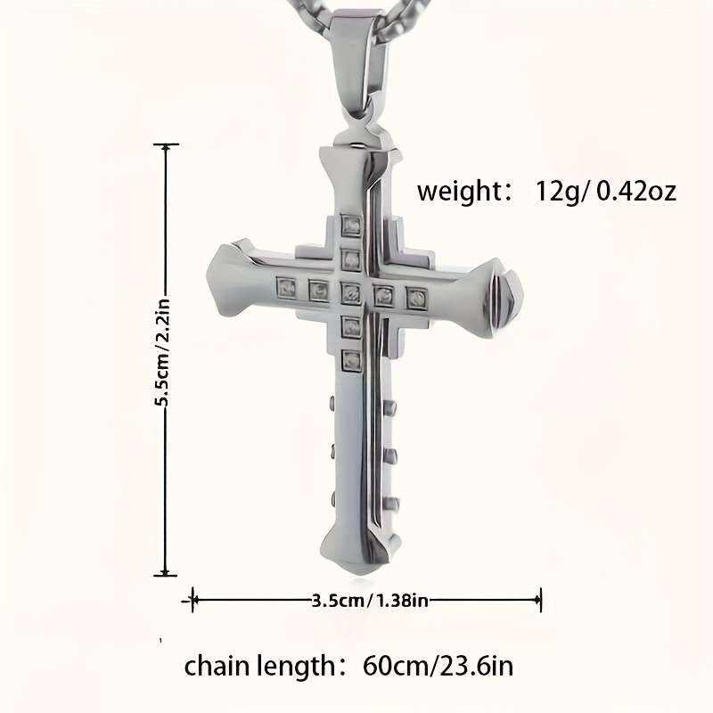1 Piece Golden Jesus Theme Pendant