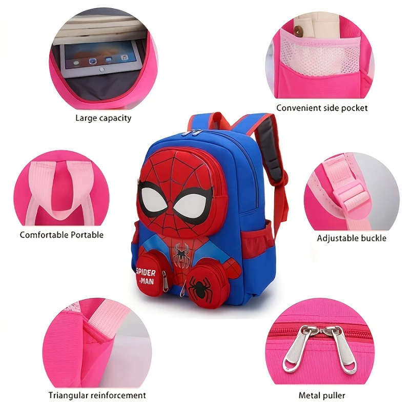 1pc Backpack Large Capacity Foldable Outdoors Daypack Party Favors Color sent randomly