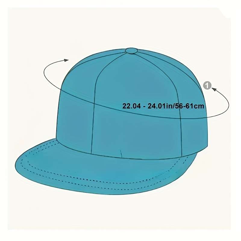 1pc Vintage American Style Baseball Cap Lightweight Adjustable Drawstring Soft Top Curved